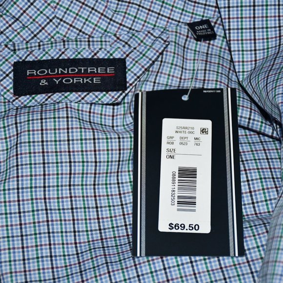 Roundtree & Yorke  Striped Woven Robe  Size:  ONE SIZE  #S25RR210   Details:  St - Picture 3 of 5